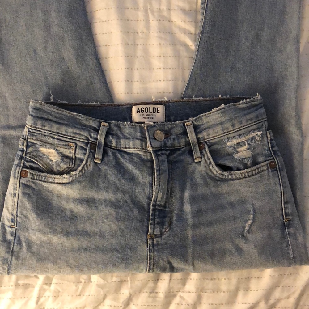 Sophie Mid Rise Skinny Crop in Vertigo